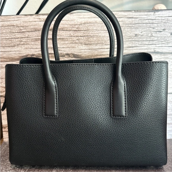 Michael Kors Ruthie Small Pebbled Leather Satchel Black NWT - Picture 5 of 6